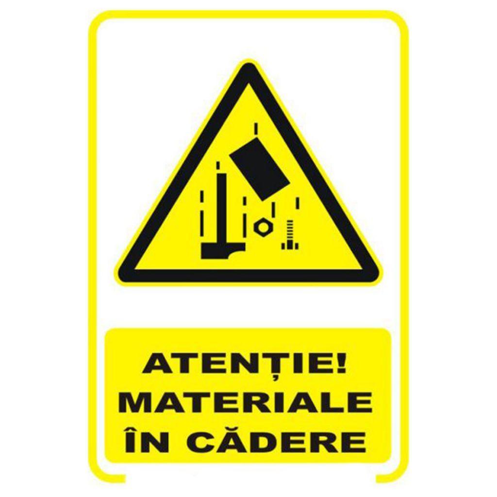 Placuta Indicatoare De Securitate Si Avertizare Materiale In Cadere