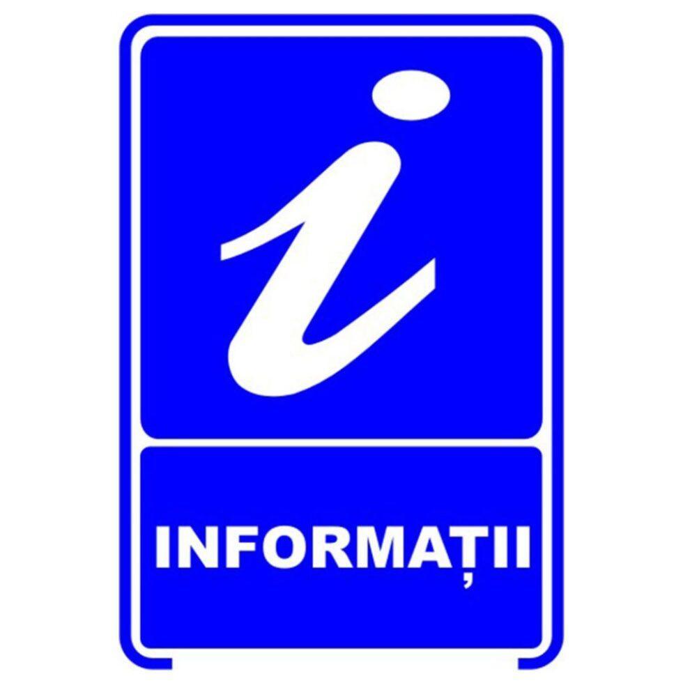 Placute de informare generala 15516 PIG-CM01-NSC