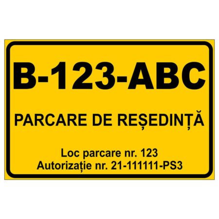 Placute pentru parcare 12622 PIP-AQ01-LBS