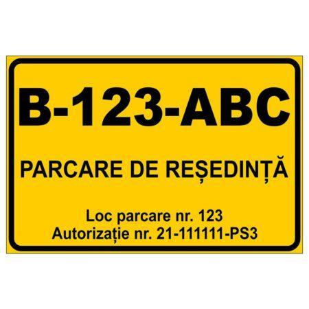 Placute pentru parcare 12627 PIP-AQ14-LBS