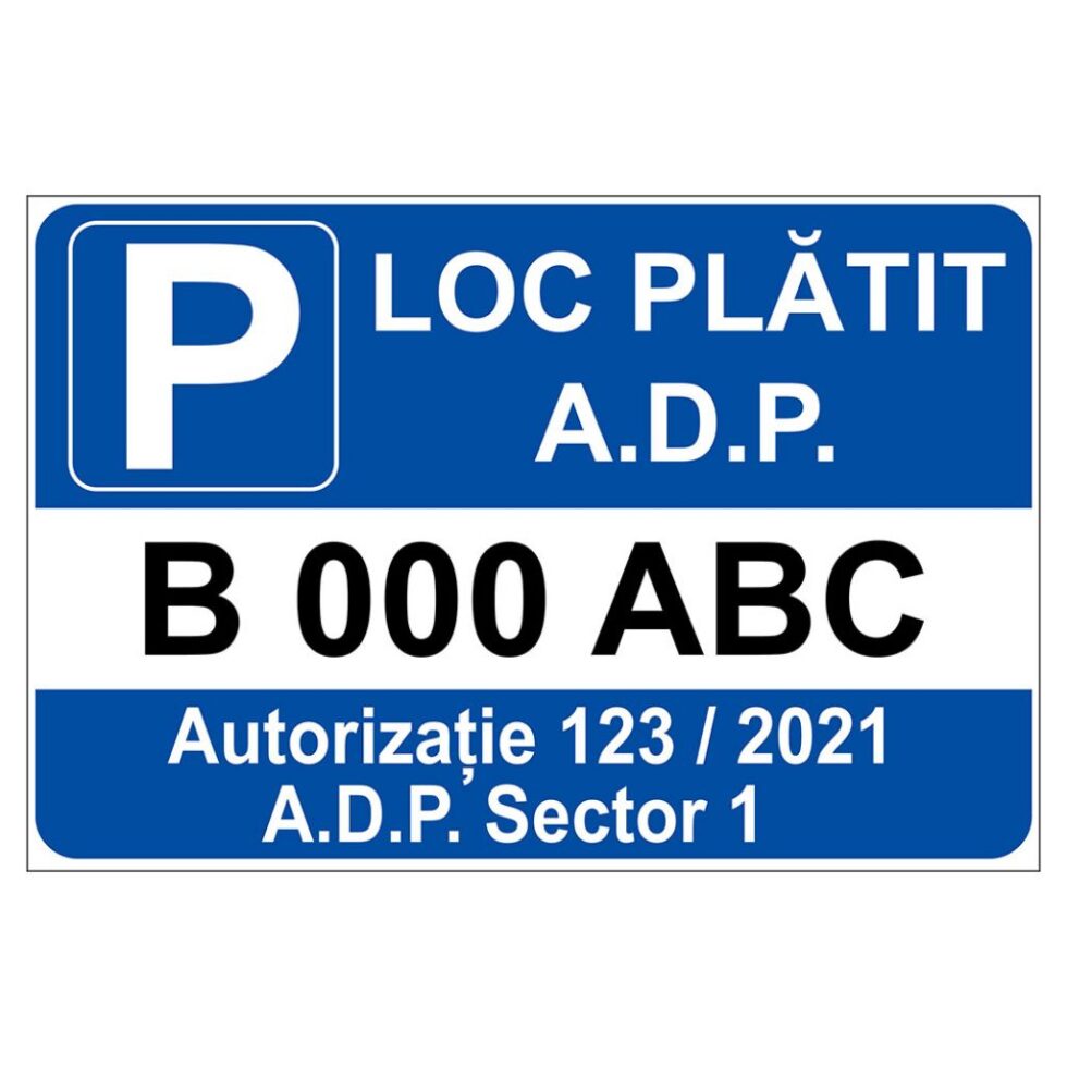 Placute pentru parcare 13053 PIP-BF13-LBS