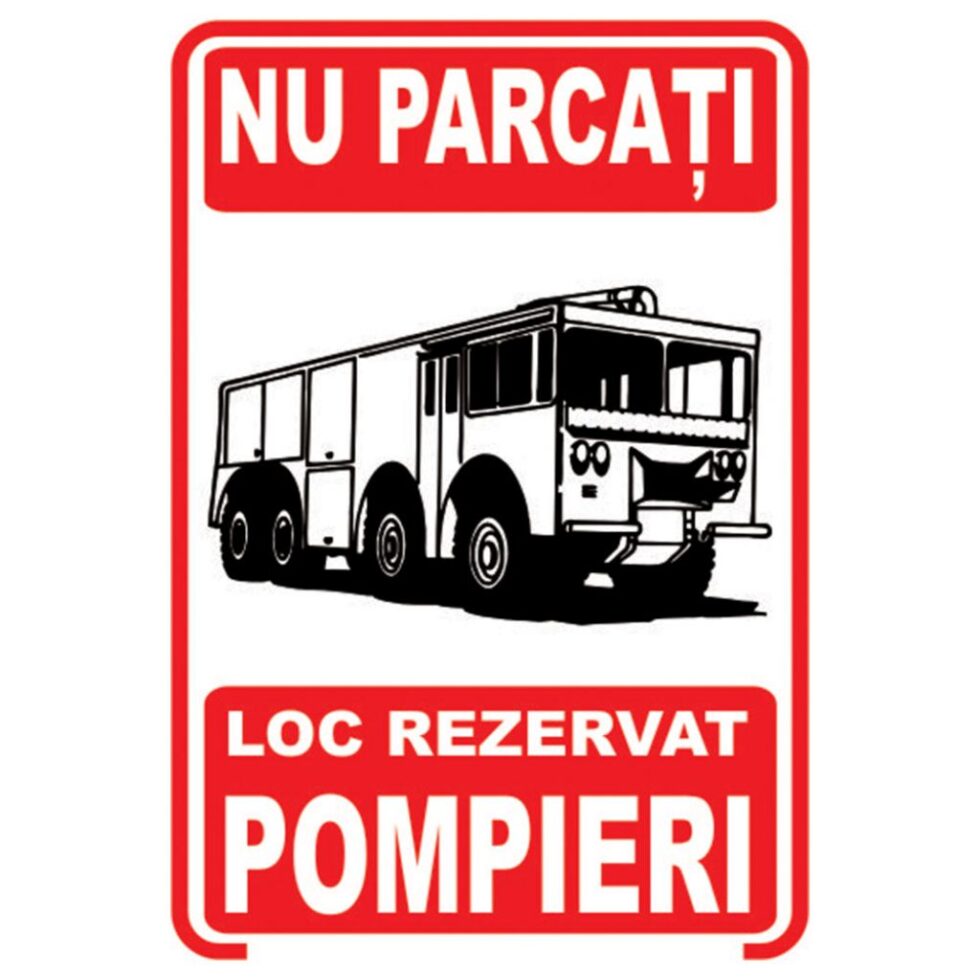 Placute pentru paza si stingerea incendiilor 16971 PSI-BA04-NSC