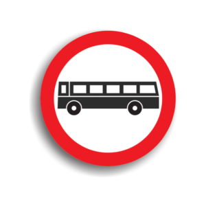 Accesul interzis autobuzelor 1