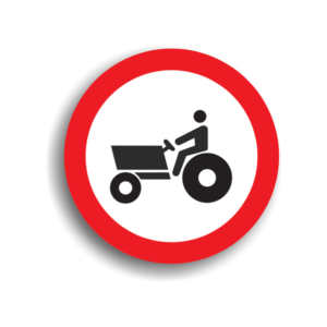 Accesul interzis tractoarelor si masinilor autopropulsate pentru lucrari 1