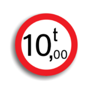 Accesul interzis vehiculelor cu masa mai mare de 10 T 1