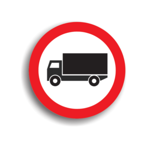 Accesul interzis vehiculelor destinate transportului de marfuri 1
