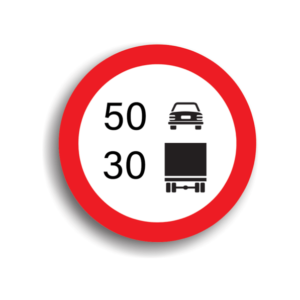 Limitare de viteza diferentiata pe categorii de autovehicule 50 30